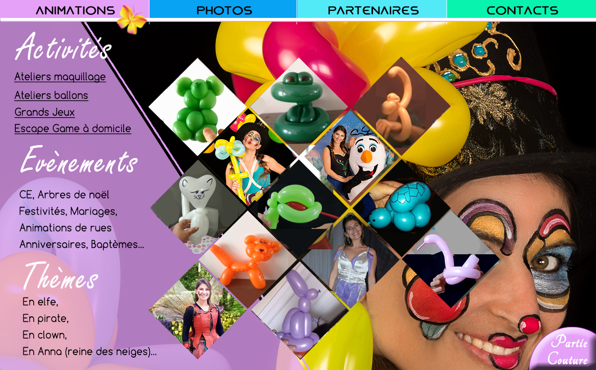 creation de sculptures sur ballons realisations d'animaux et objets en ballons