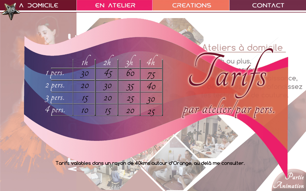 accueil explication des ateliers de couture recup et customisation enfants adultes famille
